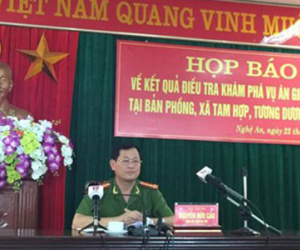 Vụ thảm sát ở Nghệ An: Nghi can khóc khi được hỏi về vợ con
