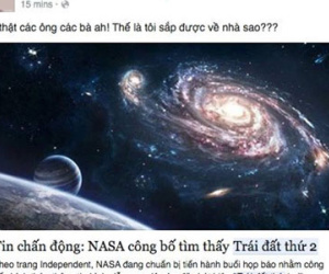 Cư dân mạng Việt Nam phấn khích trước thông tin đã tìm thấy Trái đất thứ 2