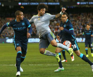 Man City thua đậm Real trước giờ sang Việt Nam