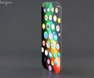 Ý tưởng iPhone 7 mỏng 5 mm, giao diện giống Apple Watch