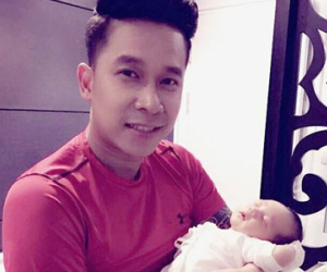 Lộ ảnh con chung của Lê Hoàng The Men và vợ chưa cưới