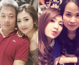 Lần đầu lộ diện bố của Á hậu Tú Anh