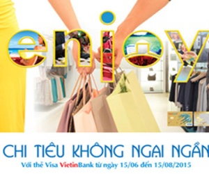 Chi tiêu không ngần ngại với thẻ Visa Vietnbank