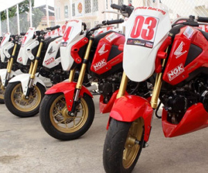 Dàn xế độ Honda MSX 125 thử tài chạy đua ở Đà Nẵng