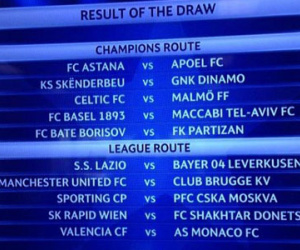 Play-off Champions League: Man United gặp Club Brugge, Valencia đụng độ Monaco