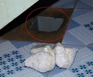 Nghìn tép heroin được giấu dưới nền gạch thế nào?