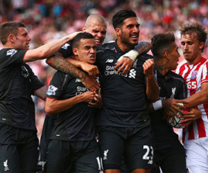 Coutinho ghi bàn đẳng cấp, Liverpool vượt ải Britannia