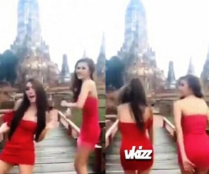 Thái Lan: Nhảy sexy tại chùa cổ, hai kiều nữ bị khởi tố