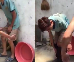 Không có tiền trả, nam sinh bị chủ quán nét lột quần