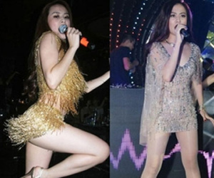 "Nhức mắt" với những bộ váy ngắn "một gang" của mỹ nhân Việt