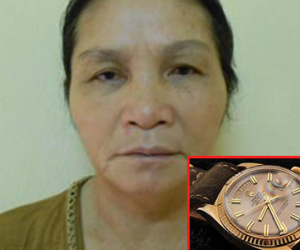 Nữ osin vượt rào trốn công an vì trộm đồng hồ Rolex