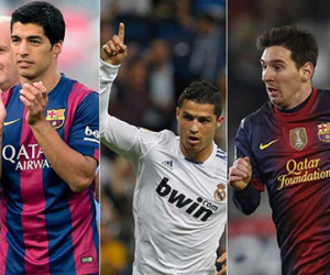 Messi, Ronaldo, Suarez vào Top 3 Cầu thủ hay nhất châu Âu