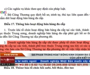 Công ty bán hàng đa cấp Liên kết Việt bị VTV phanh phui hàng loạt sai phạm