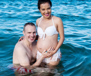 Lý Thanh Thảo "Mùi ngò gai" hạnh phúc bên bạn trai Tây