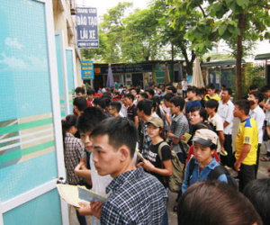 Ngày 25/8, các trường công bố danh sách trúng tuyển