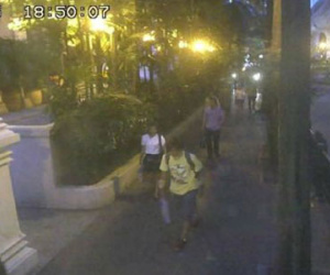 Hành tung của nghi phạm đánh bom ở Thái Lan qua camera giám sát