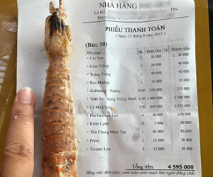 Nhà hàng ở Đà Nẵng bị tố "chặt chém" 7 khách ăn trưa với hóa đơn hơn 4,5 triệu đồng