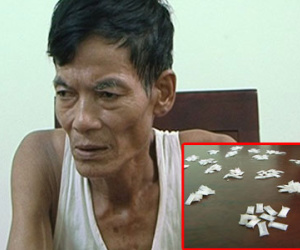 Bắt 2 kẻ nghiện ma túy đá trong nhà nghỉ, tóm luôn ông trùm