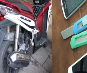 Bắt băng nhóm dùng kim tiêm và dao rọc giấy cướp xe