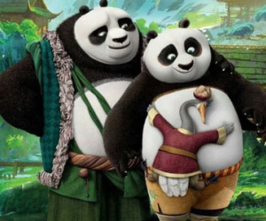 Cười đau bụng xem hai ông bố của gấu Po đụng độ trong “Kung Fu Panda 3”