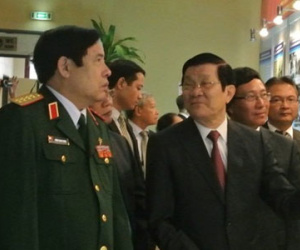 Chủ tịch nước và 2 đại tướng dự lễ kỷ niệm ngành ngoại giao
