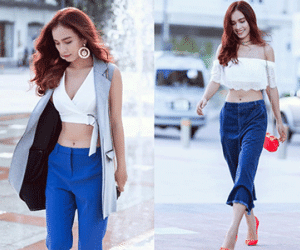 Mỹ nhân Việt chạy đua với mốt khoe eo