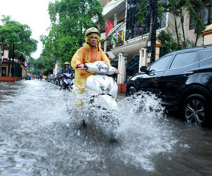 Ngày và đêm nay, Bắc Bộ có mưa to đến rất to