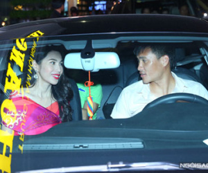 Công Vinh đưa đón Thủy Tiên làm giám khảo