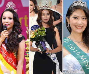 Hoa hậu các nước châu Á vừa đăng quang đã bị chê tơi tả