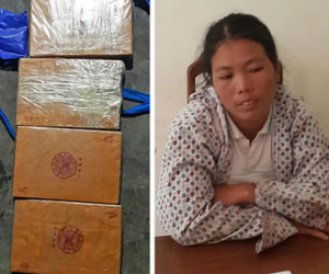 Bắt "bà trùm" 9x và 1,4 kg heroin