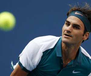 Federer tốc hành vào vòng hai Mỹ Mở rộng