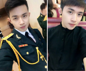 Gặp anh chàng điển trai mặc quân phục bất ngờ gây bão mạng xã hội