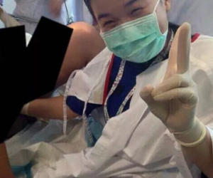 Nở rộ trào lưu chụp ảnh "tự sướng" lúc... đỡ đẻ của bác sĩ sản khoa