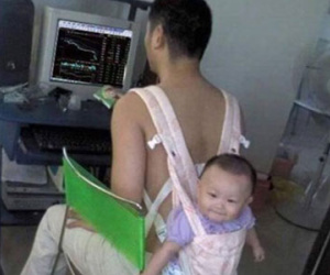 Phát sốt với những “ông bố của năm” trông con bá đạo