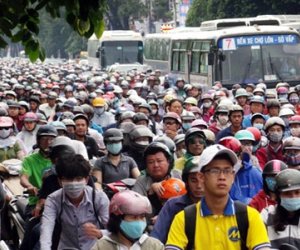 Đoạn đường 1,3 km đi hết 20 phút ở Sài Gòn