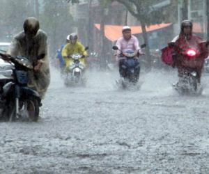 Hôm nay, Bắc Bộ mưa giông, Trung Bộ hết nắng nóng