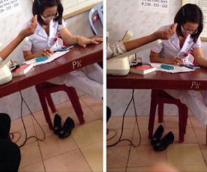 Chơi facebook khi tiếp bệnh nhân, nữ điều dưỡng bị điều chuyển công tác