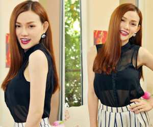 Thu Thủy giảm 20 kg ngoạn mục sau sinh con