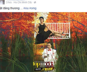 VNTM 2015: Tùng Leo phản pháo trước loạt ảnh bị "ném đá"