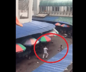 Clip: Hai người đàn ông đâm chém kinh hoàng tại Chợ Hạ Long II