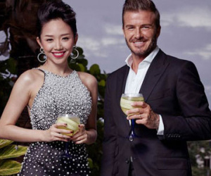 Tóc Tiên chưng diện dự tiệc cùng David Beckham