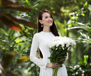Khánh Ngân - Vẻ đẹp yêu kiều của Hoa Hậu Hoàn Vũ Việt Nam
