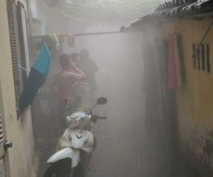 "Sau tiếng động như sấm, biệt thự đổ sập"