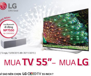 Mua TV LG, nhận ngay quà hấp dẫn