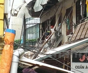 Vụ sập nhà ở Trần Hưng Đạo: Cảnh báo nguy hiểm ở 2 khối nhà còn lại