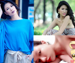 Bà bầu Trang Trần khoe vòng một gợi cảm