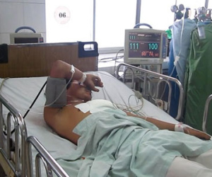 Cứu sống bệnh nhân bị chĩa 7 mũi đâm thủng tim