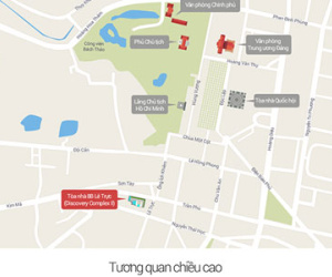 (Infographic) Vị trí công trình cao vượt trội nằm gần Lăng
