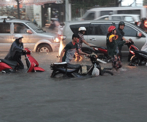 Các đô thị lớn, những rốn ngập