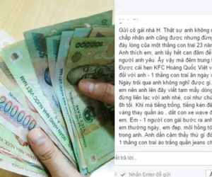 Chàng trai bị "bơ" sau khi mất hơn 1 triệu tiền ăn cho nhóm bạn của cô gái đang cưa